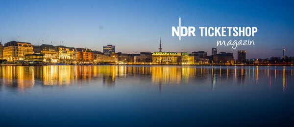 NDR Ticketshop Magazin Teaser mit Alster Panorama.