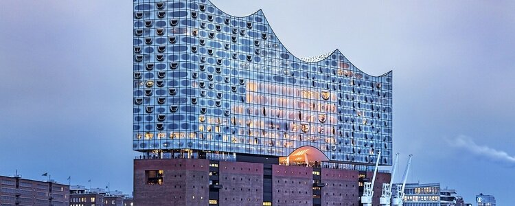 Elbphilharmonie in der Außenansicht