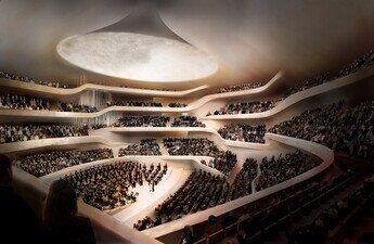 Elbphilharmonie Rendering Großer Konzertsaal