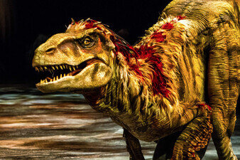 Raptors aus der Show Dinosaurier - Im Reich der Giganten