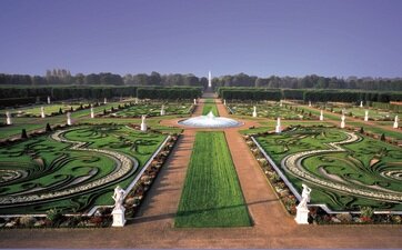 Ein Bild des Parterres im Großen Garten von Herrenhausen Hannover