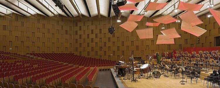 Großer Sendesaal im Landesfunkhaus in Hannover