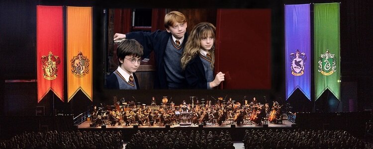 Harry Potter und Freunde auf der großen Kinoleinwand