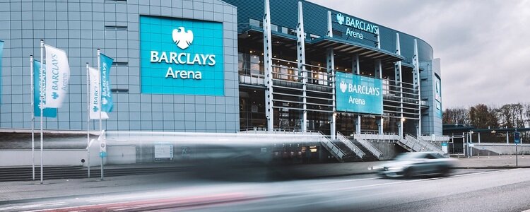 Barclays Arena von außen